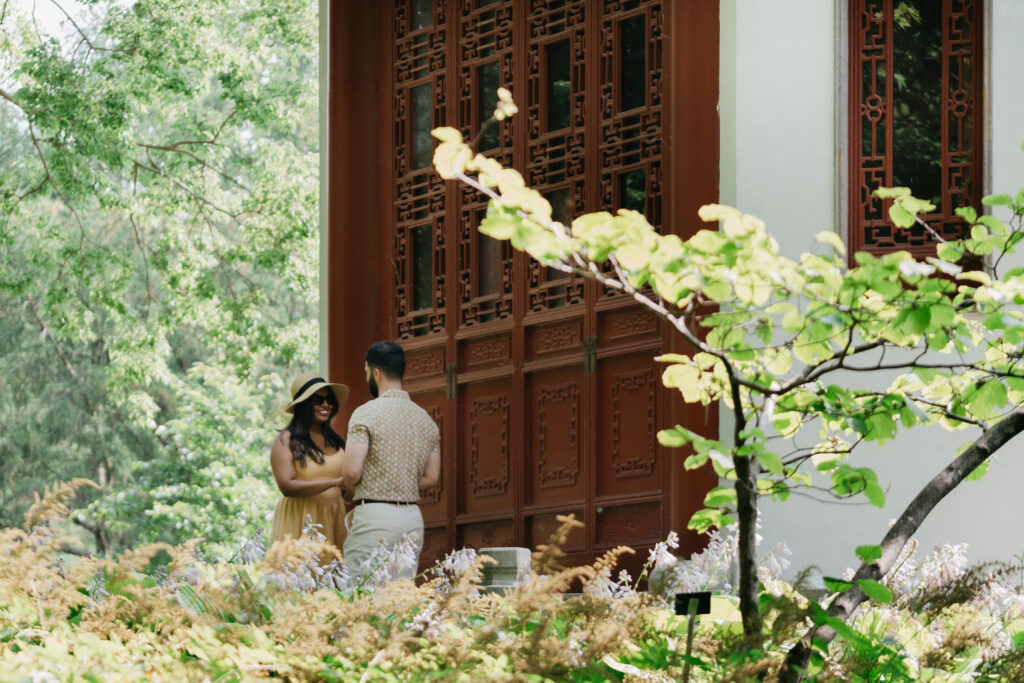 Majolica photo montreal surprise proposal botanical garden 11