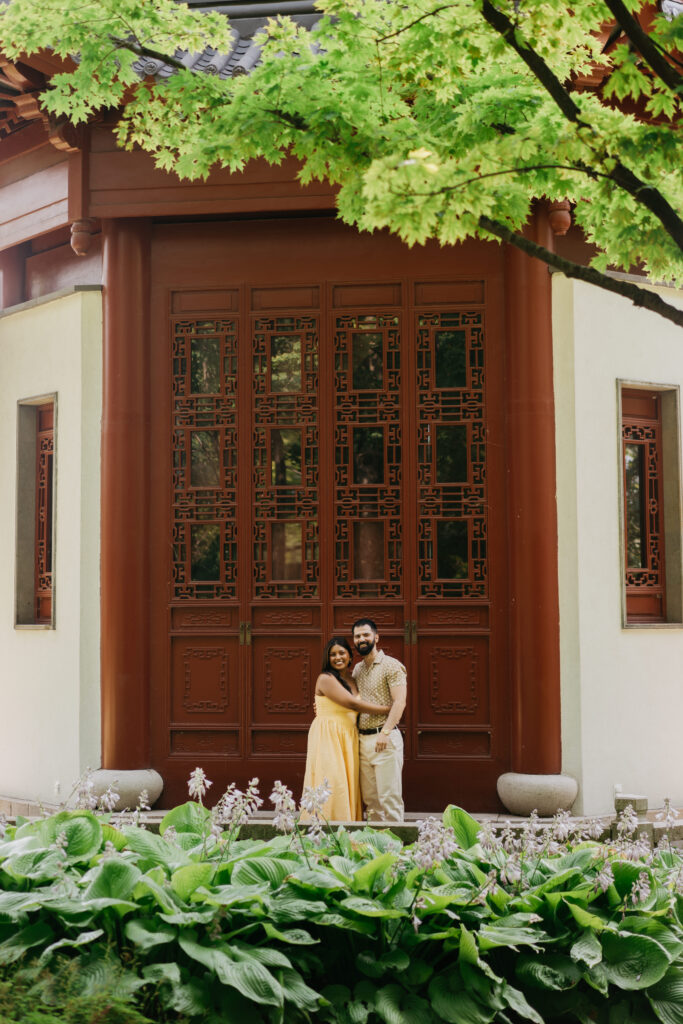 Majolica photo montreal surprise proposal botanical garden 17