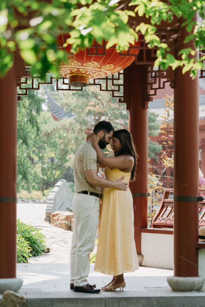 Majolica photo montreal surprise proposal botanical garden 25