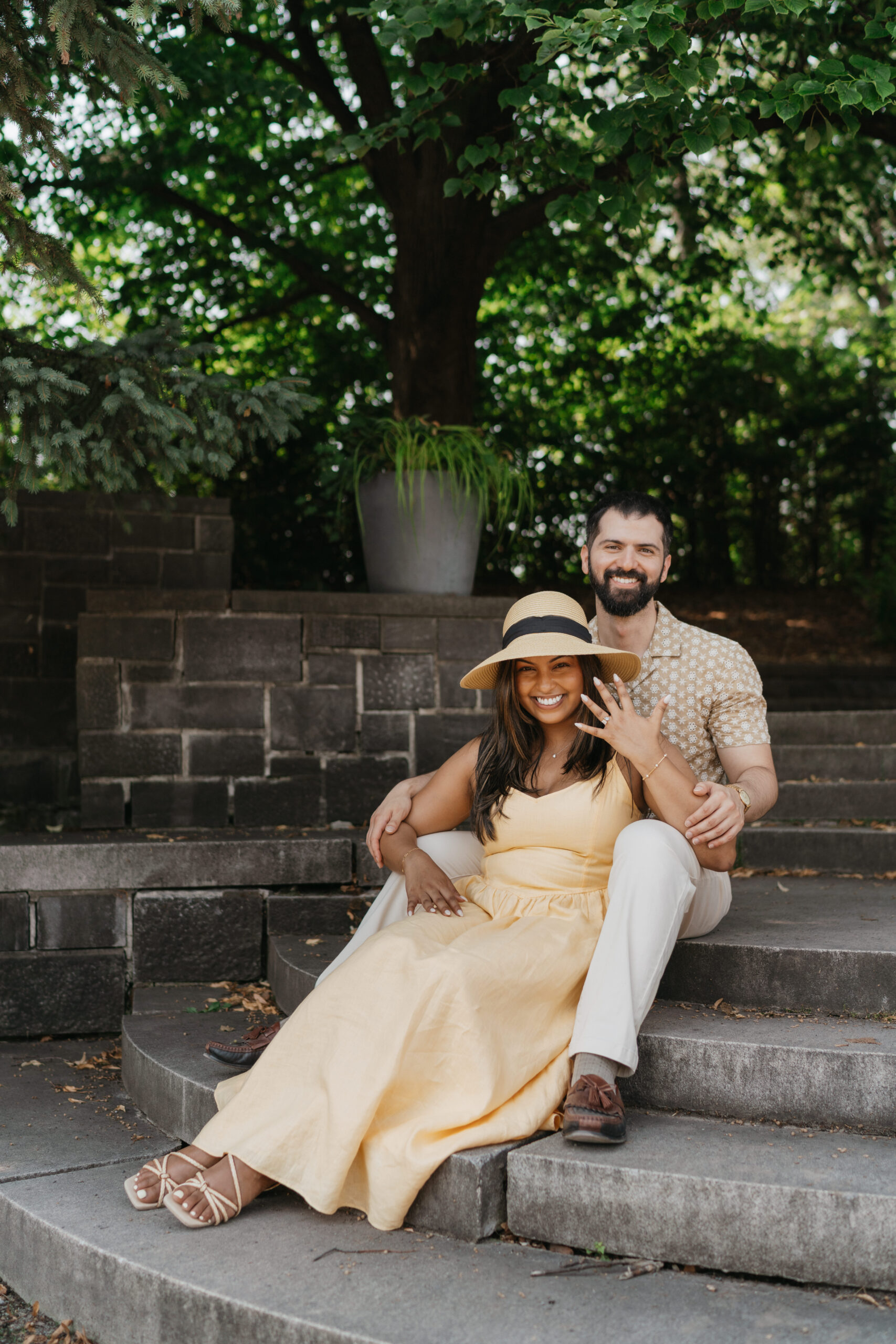 Majolica photo montreal surprise proposal botanical garden 65