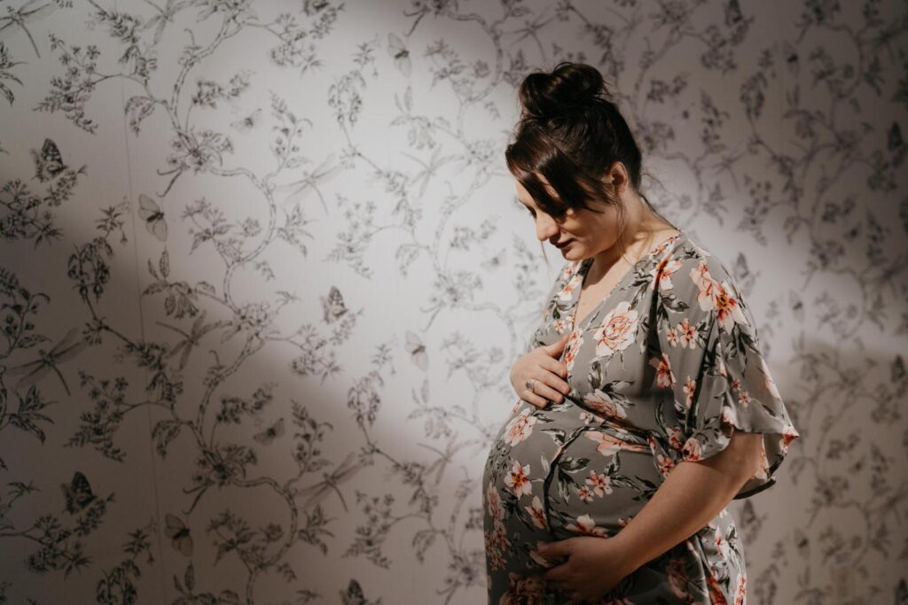 Majolica Photo Grossesse Marie