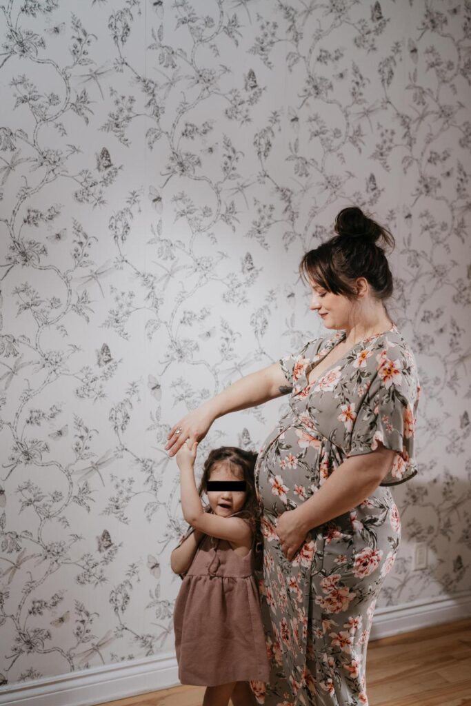 Majolica Photo Grossesse Marie