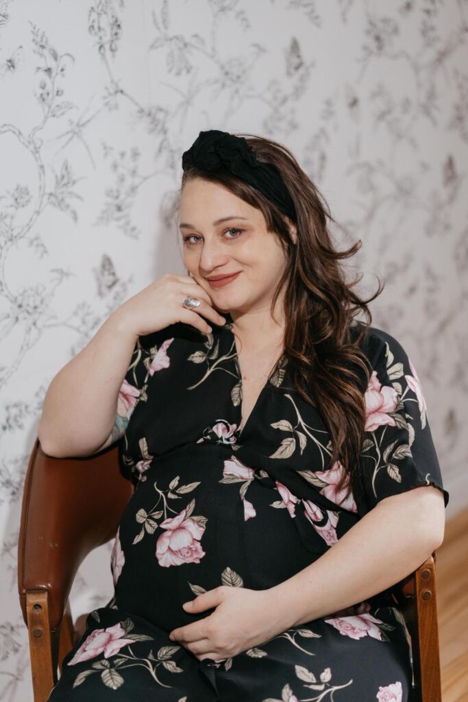 Majolica Photo Grossesse Marie