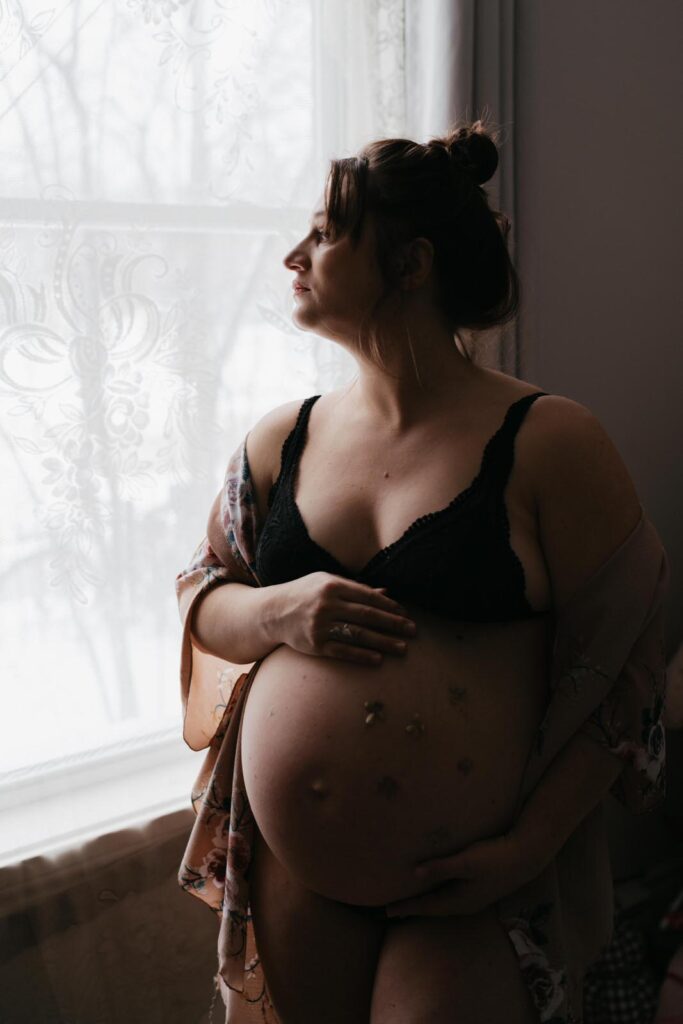 Majolica Photo Grossesse Marie