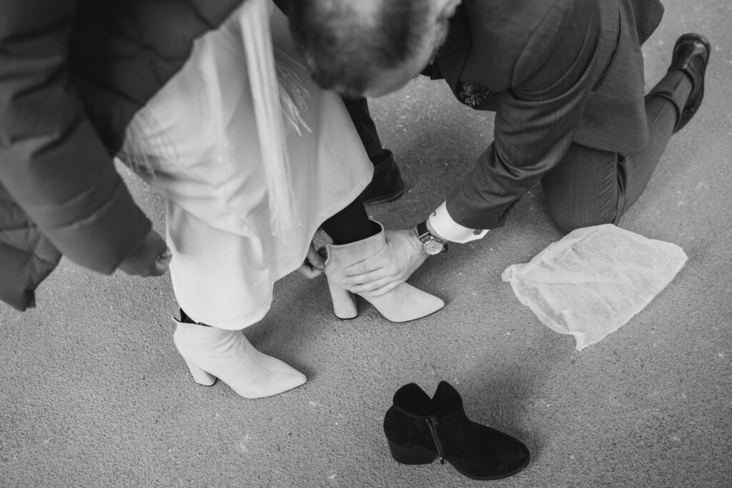 Majolica Photo Courthouse Winter Wedding Montreal