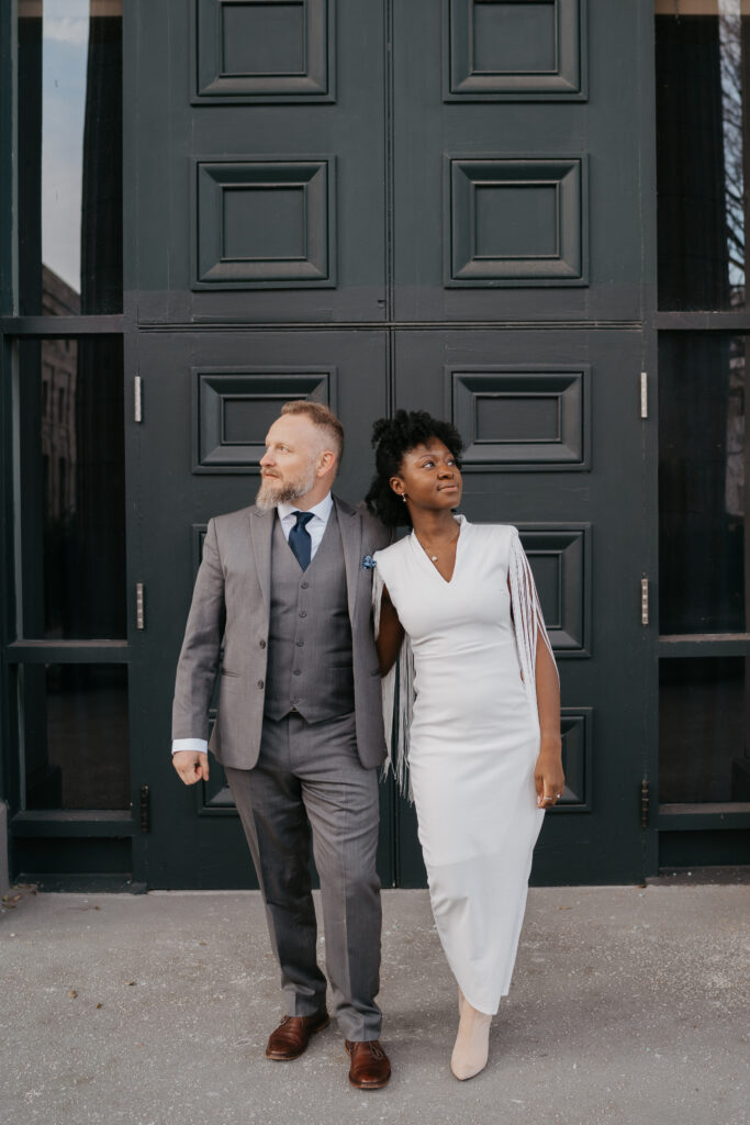 Majolica Photo Courthouse Winter Wedding Montreal