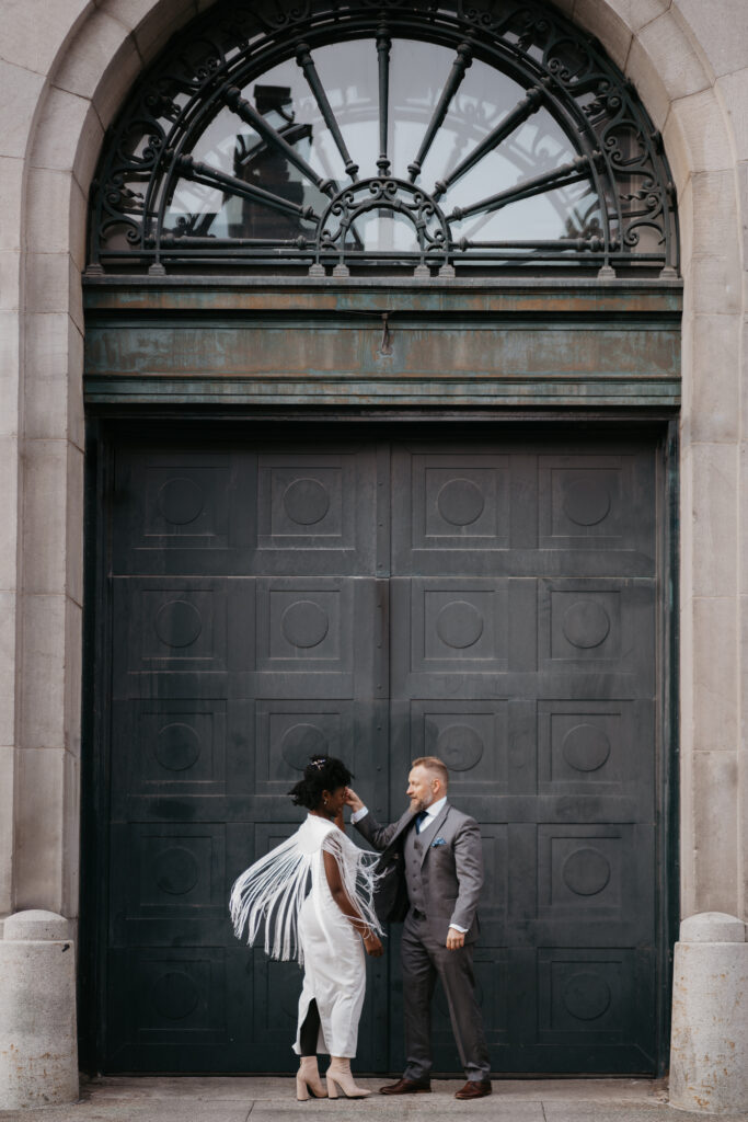 Majolica Photo Courthouse Winter Wedding Montreal