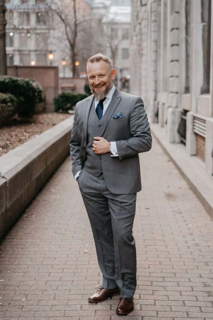 Majolica Photo Courthouse Winter Wedding Montreal