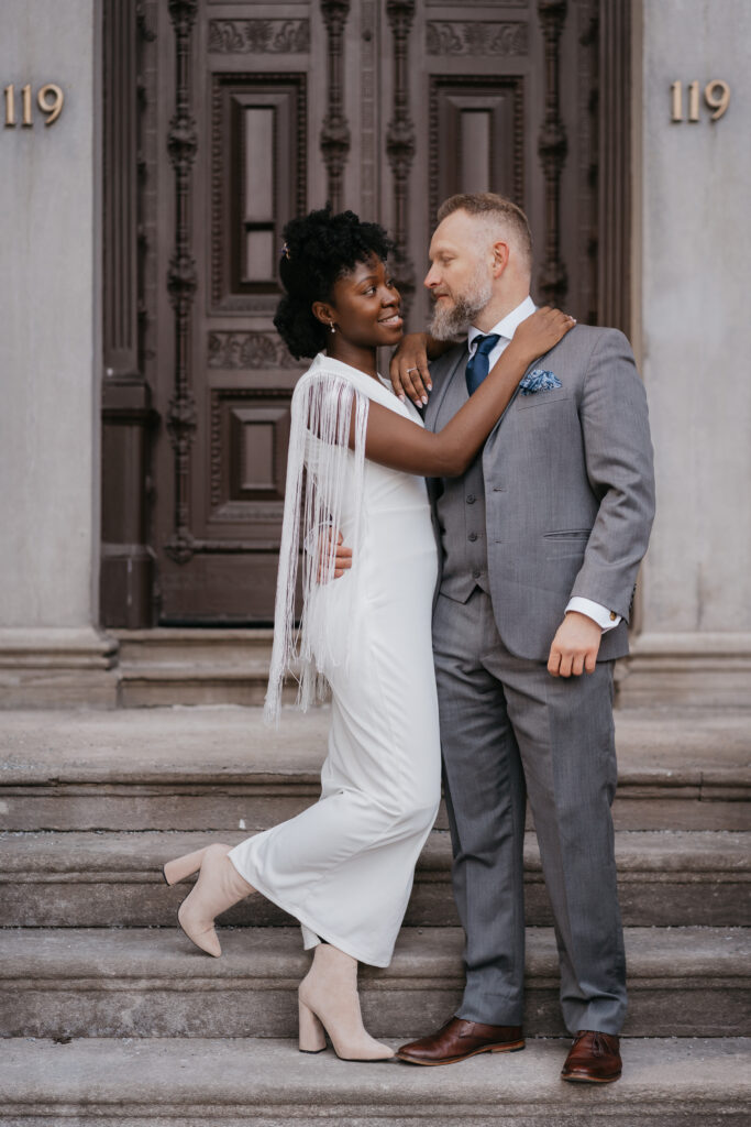 Majolica Photo Courthouse Winter Wedding Montreal