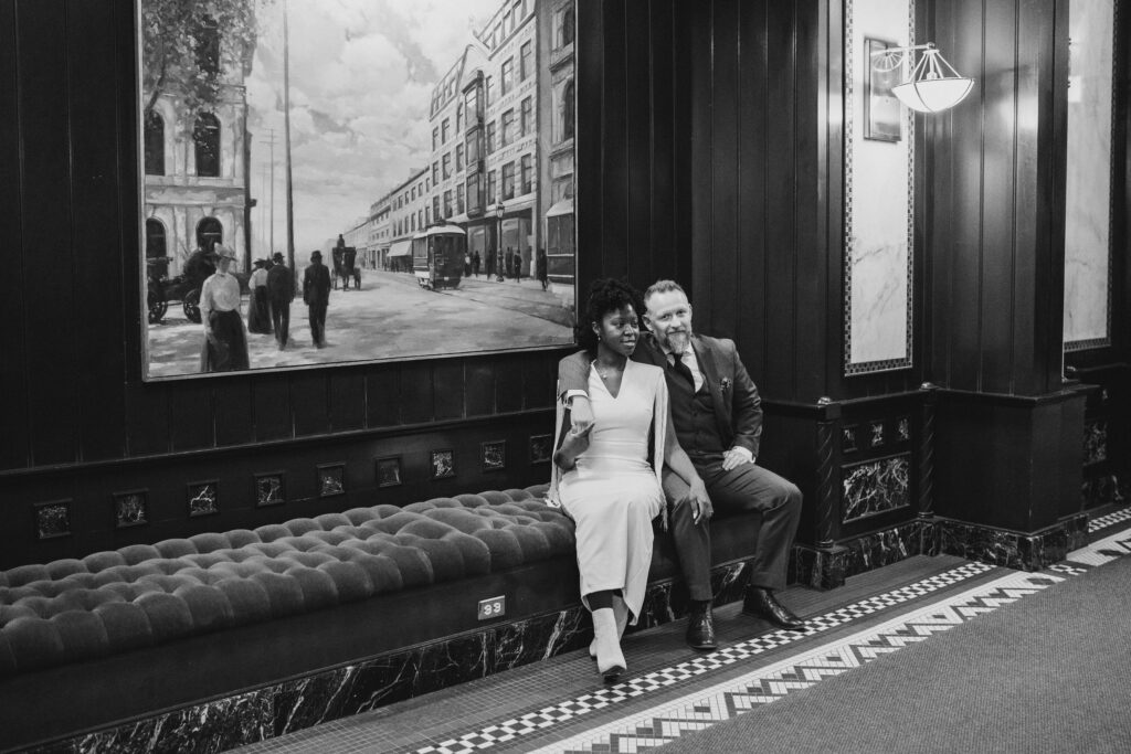 Majolica Photo Courthouse Winter Wedding Montreal