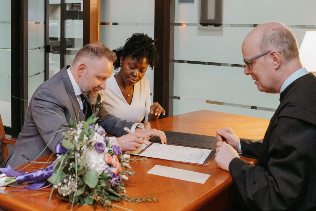 Majolica Photo Courthouse Winter Wedding Montreal