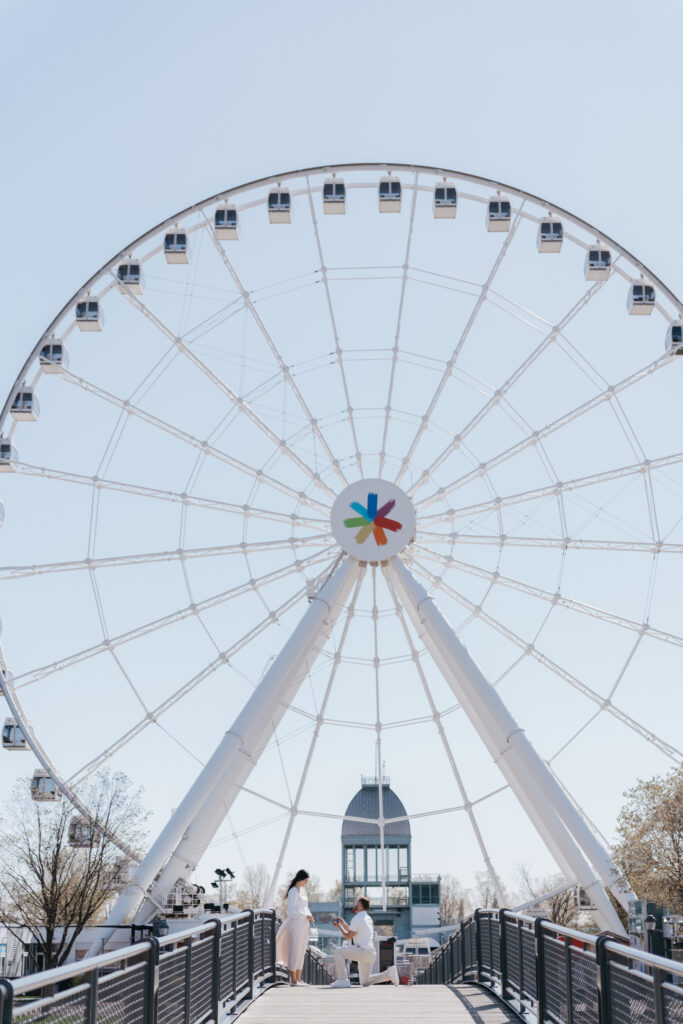 Majolica Photo Surprise Proposal at La Grande Roue de Montreal